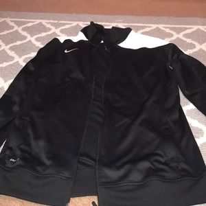NWOT men’s black/white zip up Dri-fit XXL